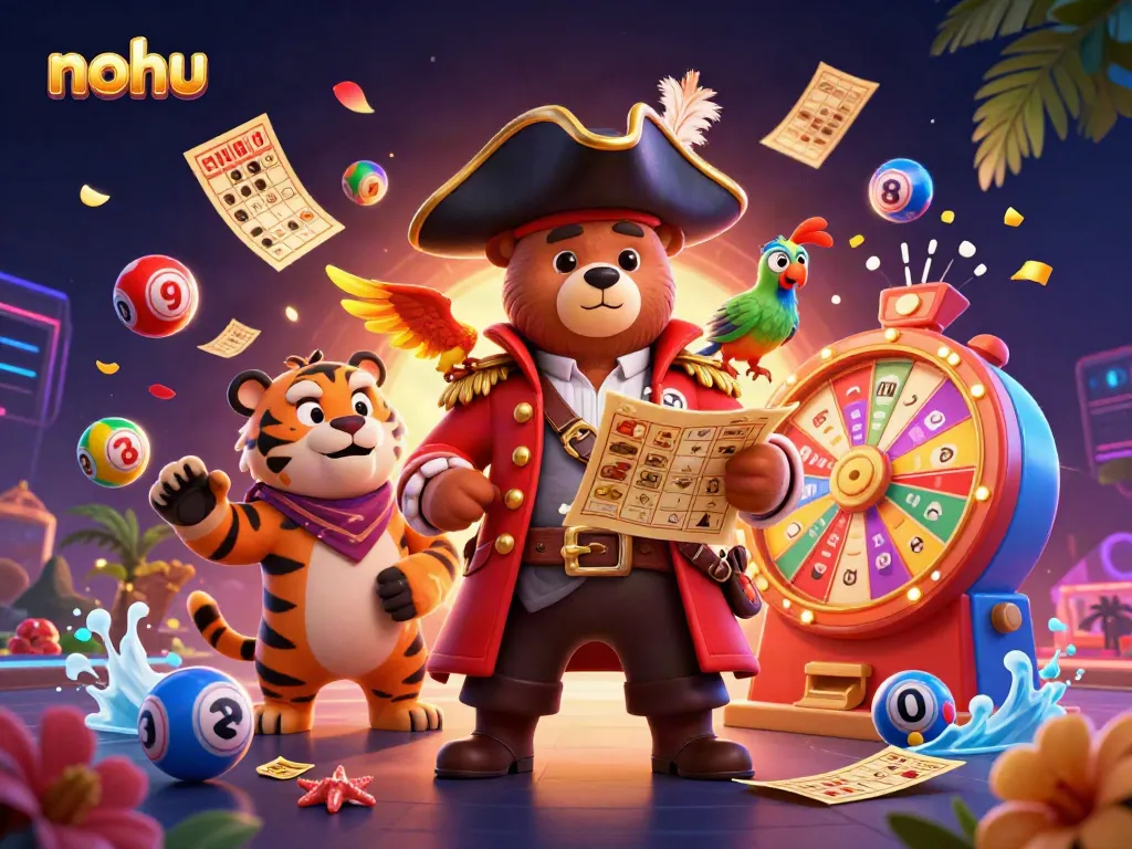 Experience the thrilling nohu arcade with vibrant characters, dynamic game elements, and a captivating casino atmosphere.