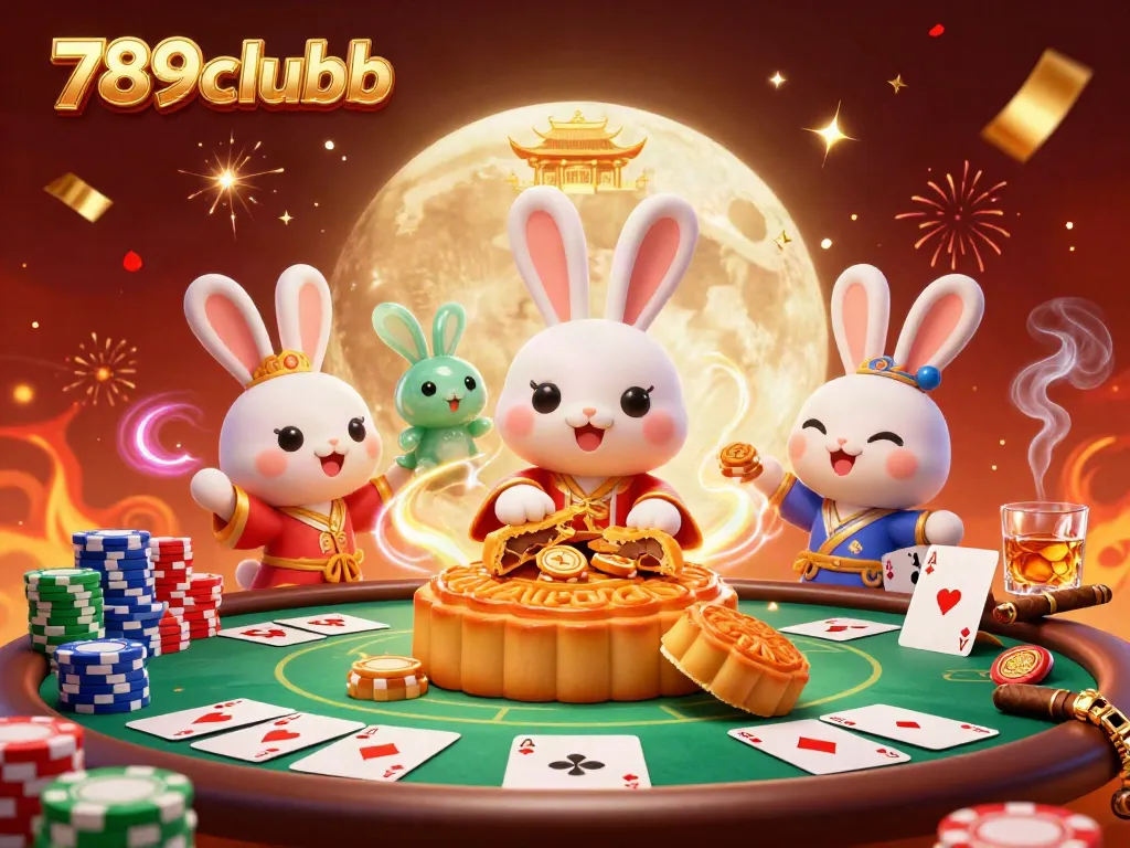 Experience thrilling moments with the 789clubb moon rabbit in this engaging casino scene.