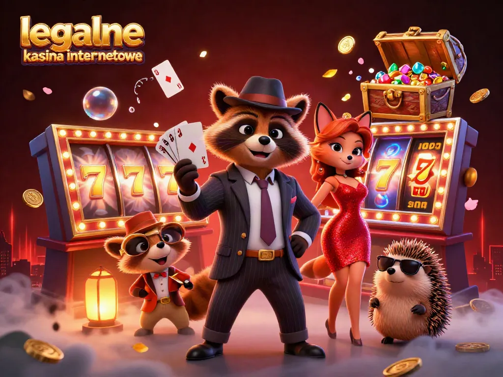 Enjoy thrilling gameplay at legalne kasyna internetowe with a dynamic scene featuring characters and casino elements.