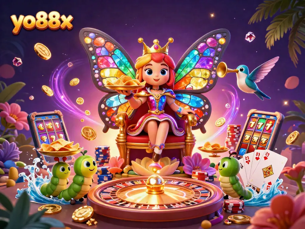 Experience thrilling wins at yo88x with vibrant casino games featuring colorful characters in action.
