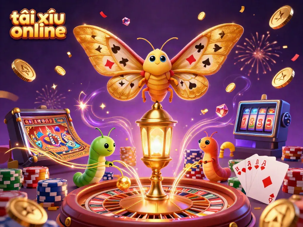 Experience exciting tài xỉu online gaming with dynamic casino visuals and vibrant colors