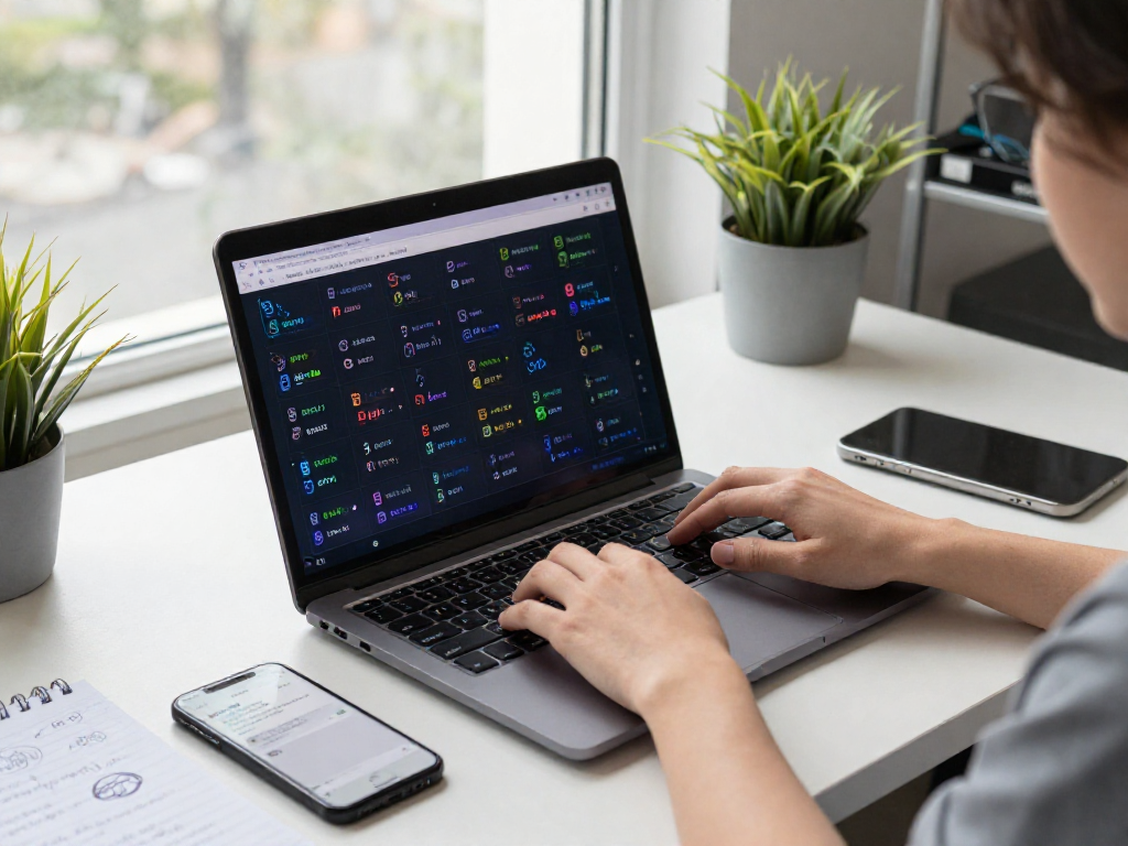 Sogou Pinyin input method featured in a modern tech workspace, enhancing typing efficiency and productivity.