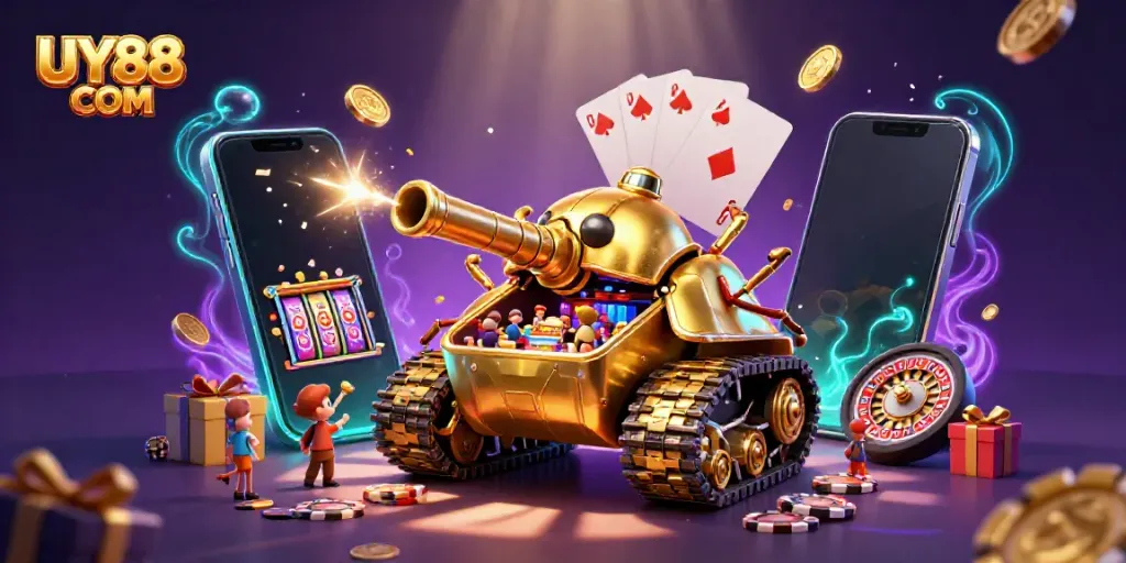 Engage with UY88 COM's dynamic casino experience featuring vibrant games and immersive visuals.
