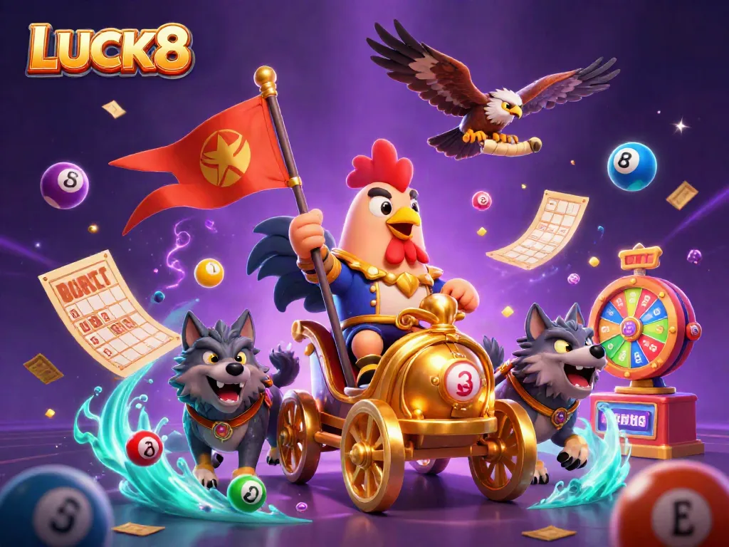 Lucky players experience thrilling games at LUCK8 with colorful effects and dynamic visuals.