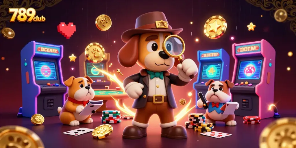 Engage with the thrilling 789club gaming experience featuring poker, coins, and detective fun!