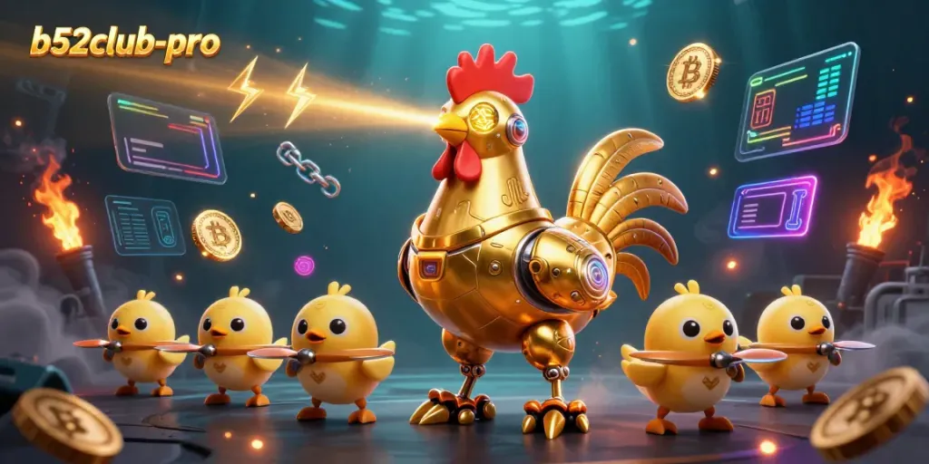 Engage in thrilling games at b52club-pro with dynamic casino scenes and vivid characters